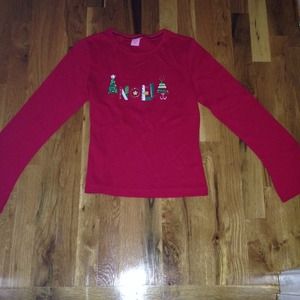 Red Christmas long sleeve shirt