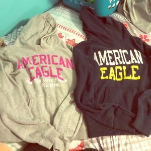 Two American Eagle hoodies