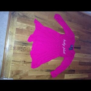 Hot pink Baby Phat long sleeve tunic.