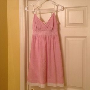 Red Camel Seersucker dress - size 3