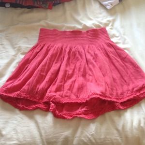 Coral skirt from express