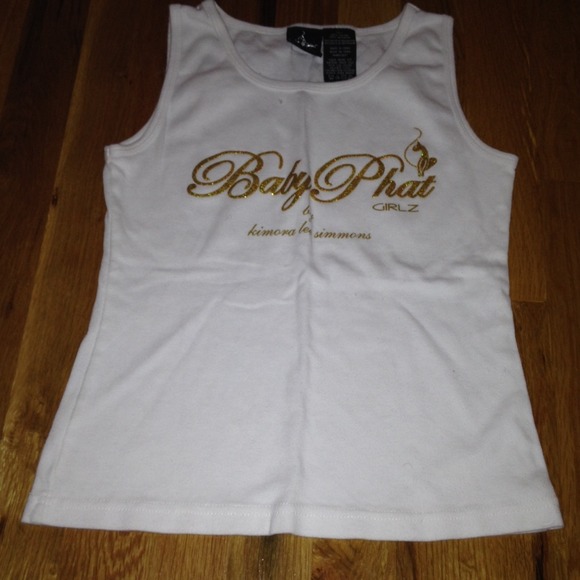 Brand new Baby Phat white tank top.