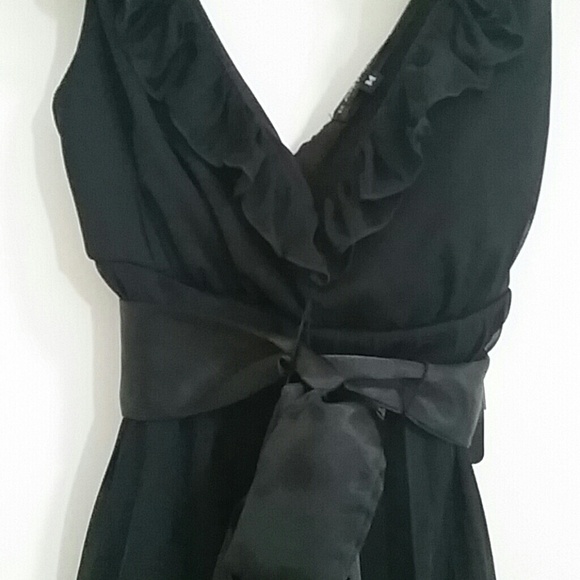 Black Ruffle Blouse - Picture 2 of 4