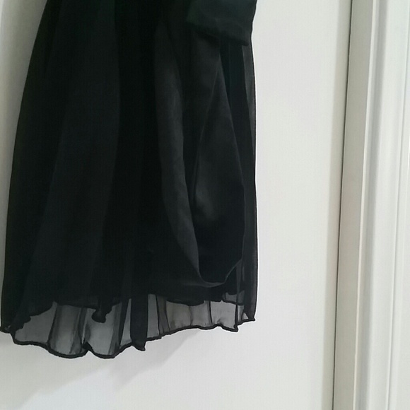 Black Ruffle Blouse - Picture 4 of 4