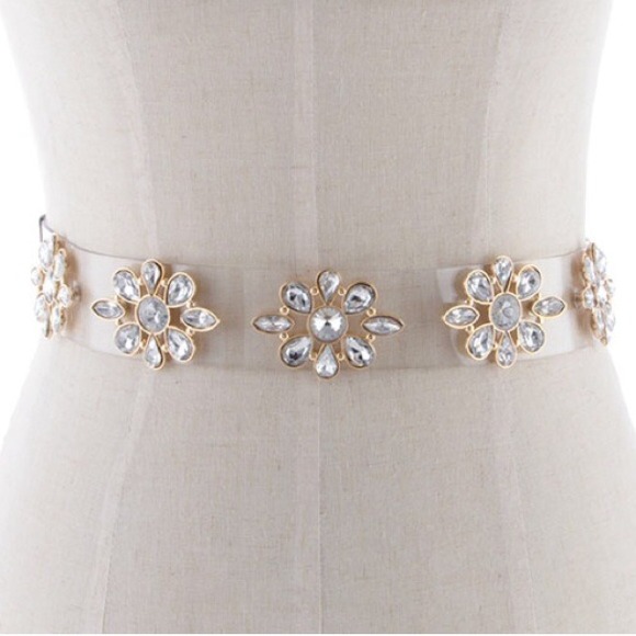 Accessories - Final Rollback  Clear Rhinestone belt