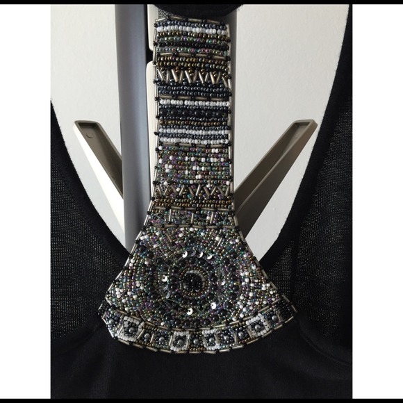 Beautifully beaded Vintage Havana top