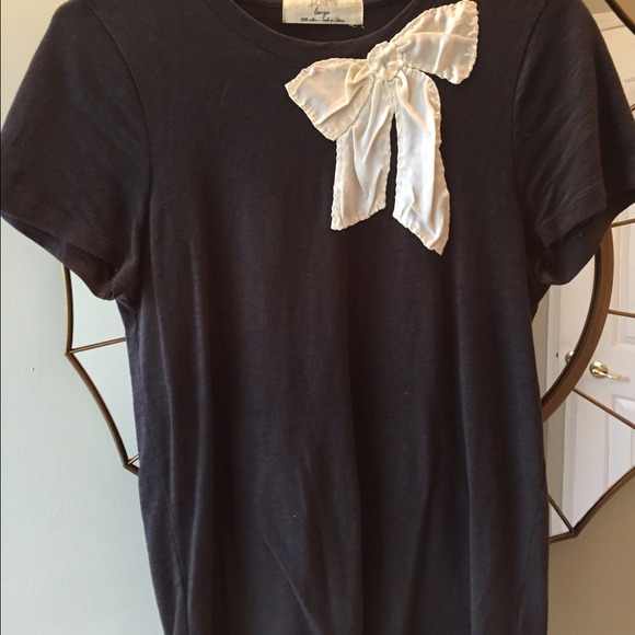 J. Crew Bow Tee