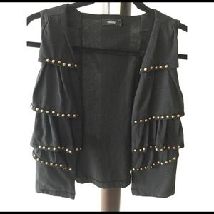 Millau vest with gold embellishments