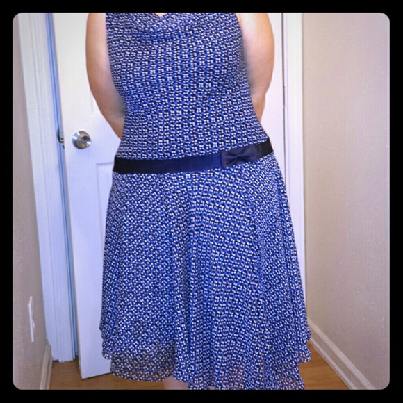 Blue dress