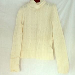 Ivory J.Crew Sweater XS NWT 75% Off