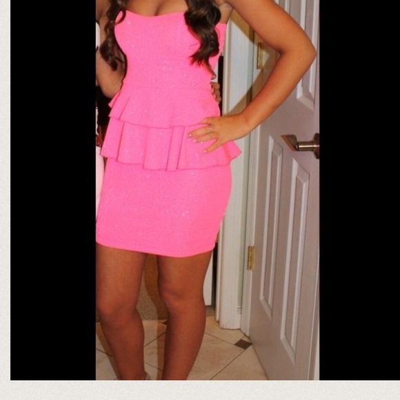 Homecoming/formal peplum dress