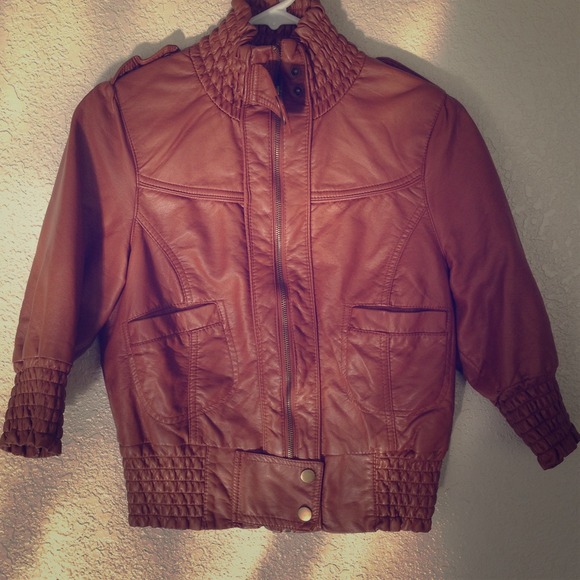 Faux Leather Jacket