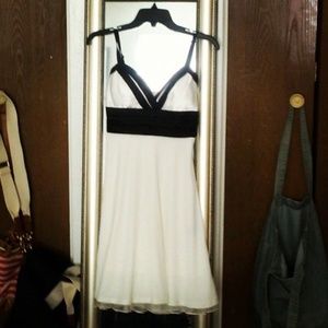 Black and white dress