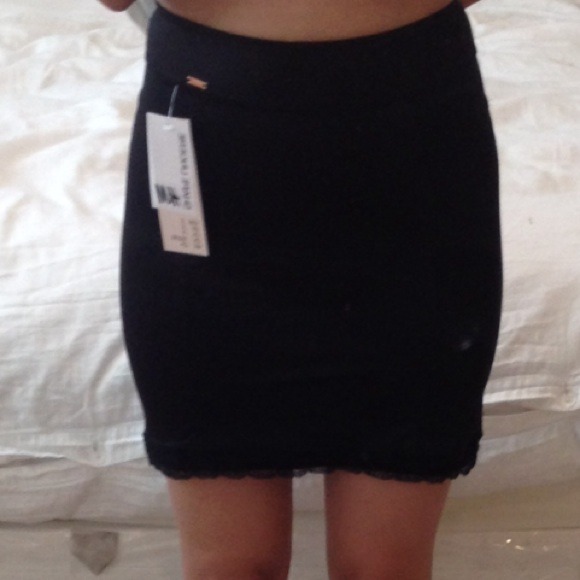 H&M Black Under Garment Shape Lingerie Skirt