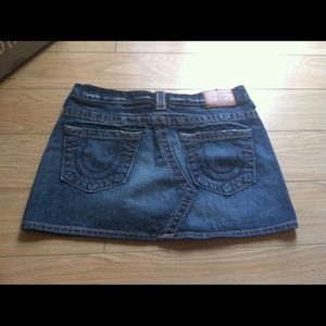 Like a new True Religion denim skirt