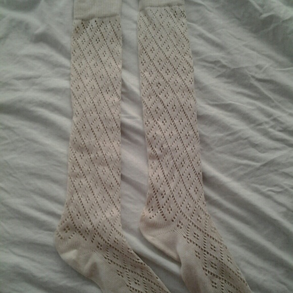 Charlotte Russe Accessories - Over the knee pointelle socks