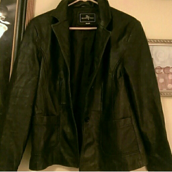 ❄️ Brandon Thomas ❄️ Vintage Supple Butter Leather Jacket 🖤 🧥❣ - Picture 3 of 9