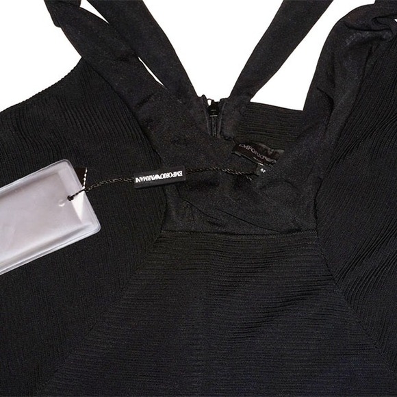 💝SOLD!!! 💝 EMPORIO ARMANI black short dress - Picture 2 of 3