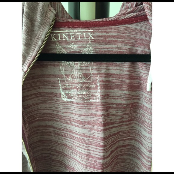 Kinetix purple printed hoodie - Picture 3 of 4