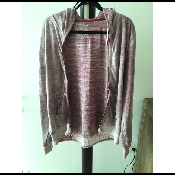 Kinetix purple printed hoodie - Picture 4 of 4