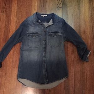 Bcbg denim Jean shirt