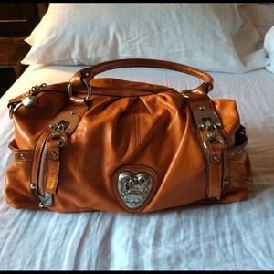 Kathy Van Zeeland Orange Purse