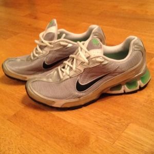 Nike Shoes with Green Accents