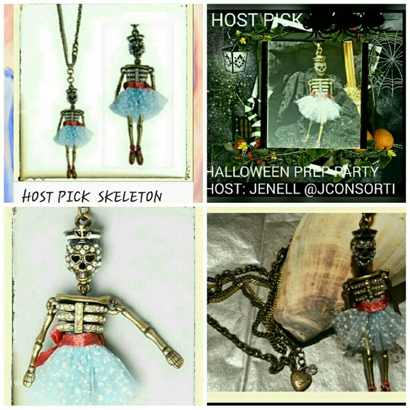 β‘πHOST PICKπ SKELETON BETSEY JOHNSONπ NECKLACE - Picture 4 of 8