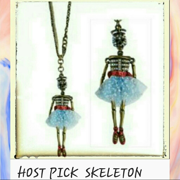 β‘πHOST PICKπ SKELETON BETSEY JOHNSONπ NECKLACE - Picture 3 of 8