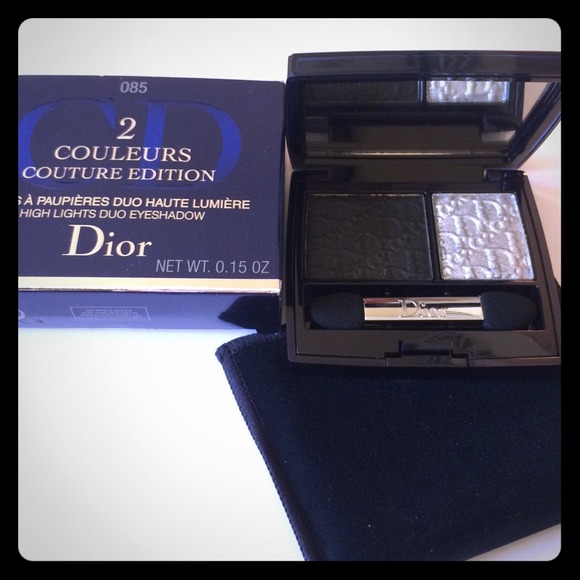 Dior 2 color eyeshadow #085 silver screen