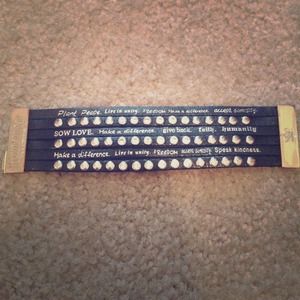 Humanity bracelet from Buckle, black and silver