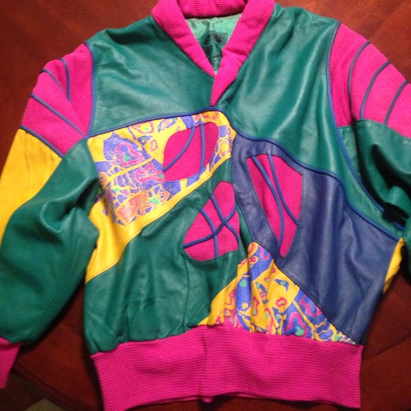 2 piece leather and cotton knit ensemble