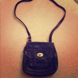 Black Fossil satchel