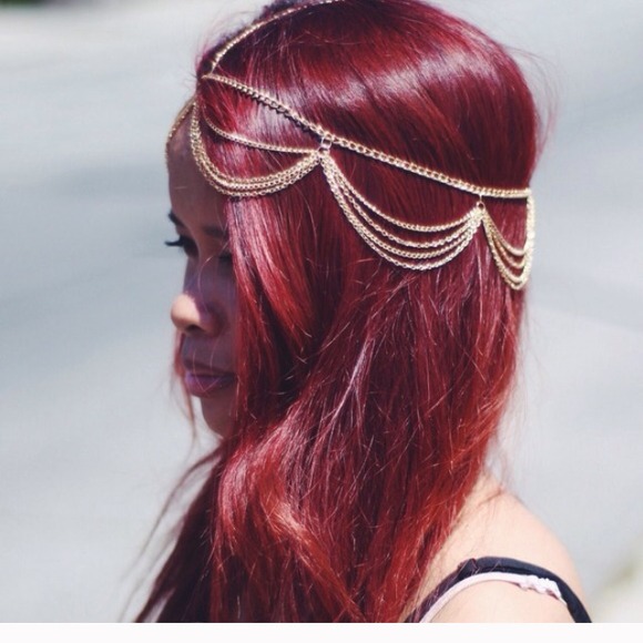New never worn boho head chain