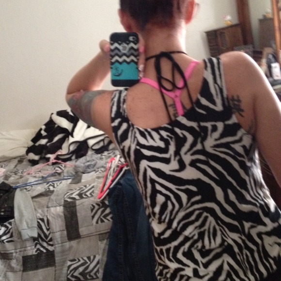 Zebra dress top - Picture 2 of 2