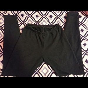 American Apparel Black Winter Leggings