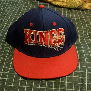 red and blue Snap back