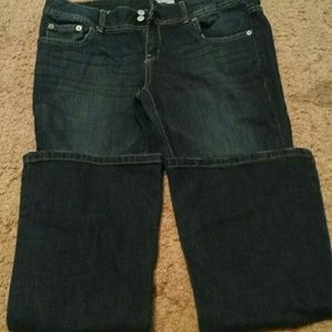 Dark Hailey flare Aeropostale jeans