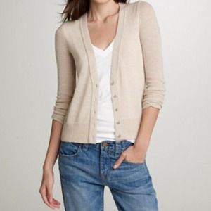 J .Crew Dulcine Shimmer Bling-cardigan