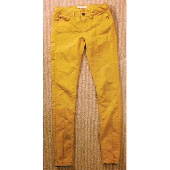 Pants - Mustard Skinnies