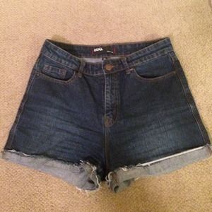 High waisted jean shorts from urban outfitters