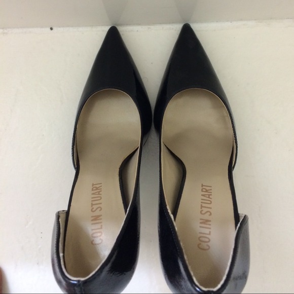 Black textured pumps - Picture 3 of 4