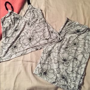 Comfy polyester/spandex blend pajama set