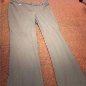 ****BUNDLED 😎Sky blue flared dress pants. Size 4