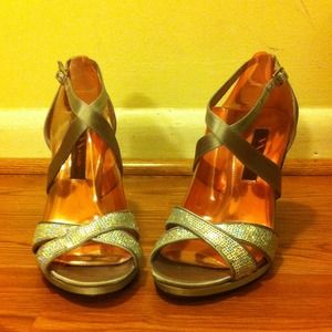 Pewter color Nina sandal