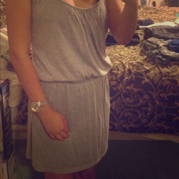 Cotton on dress with fitted waist.