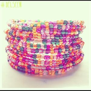 Summer Lovin' Beaded Bracelet Cuff