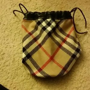 Burberry drawstring bag