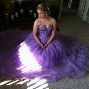 Lavander prom dress