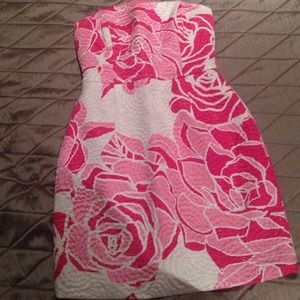 Lilly Pulitzer strapless dress